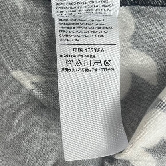 Old Navy Shift Dress Size Small Tall ST Black Floral LS Knit Swing Black - Picture 9 of 9